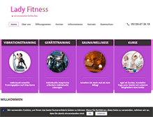 Tablet Screenshot of lady-fitness-burgdorf.de